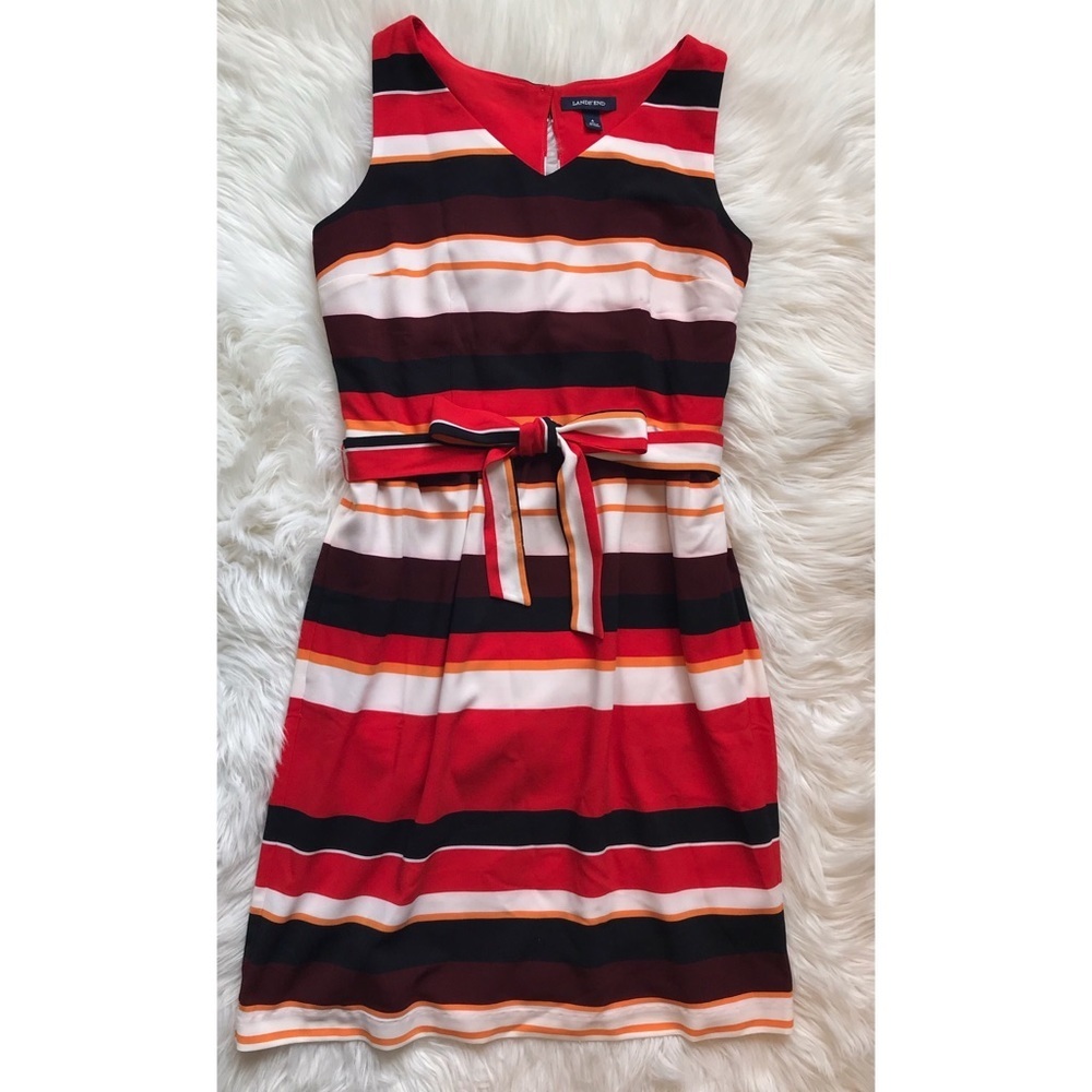 Lands’ End | Colorful Stripe Summer Dress